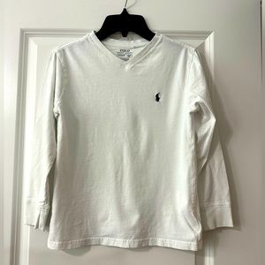 Polo Ralph Lauren v neck long sleeve tee